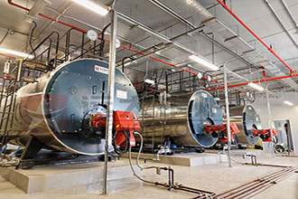 某上海能源科技公司沙特阿拉伯三臺WNS5-1.25-YQ燃氣蒸汽鍋爐