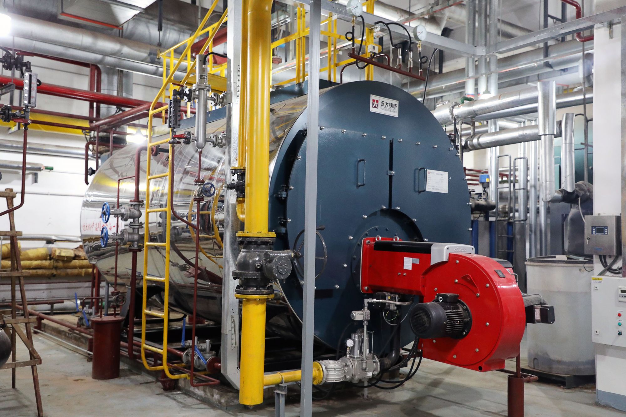 低氮燃氣蒸汽鍋爐現場